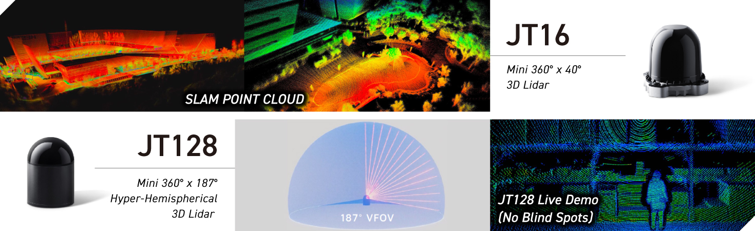 JT16 SLAM POINT CLOUD / JT128 SLAM Performance Live Demo